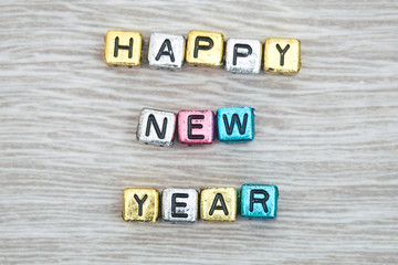 Happy new year sign