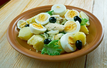  Portuguese  cod fish with vegetables