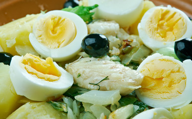  Portuguese  cod fish with vegetables