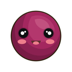 emoticon kawaii style icon vector illustration design