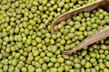 mung beans on table