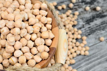 chickpea on table
