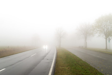 Nebel im Straßenverkehr / Autos / Schlechte Sicht
