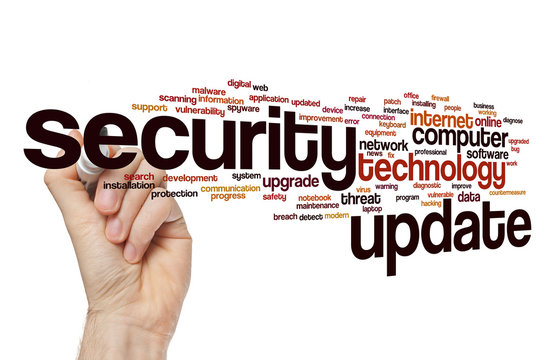 Security Update Word Cloud