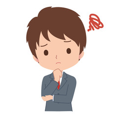 男性　ビジネスマン　イラスト