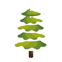 merry christmas tree celebration vector illustration design