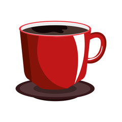 delicious coffee drink isolated icon vector illustration design