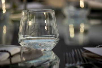 Party Setting with Bokeh Background