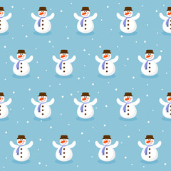 Winter holiday seamless pattern background.
