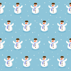 Winter holiday seamless pattern background.