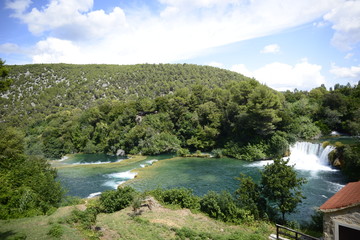 Fototapeta premium Krka river national park in Croatia