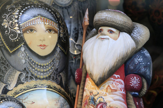 Matriochka. Saint-Nicolas. Saint-P&eacute;tersbourg. Russie.
