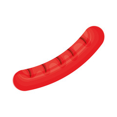 delicious grill sausage icon vector illustration design