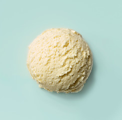 vanilla ice cream ball