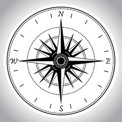 Compass device design. eps 10 vector illustration