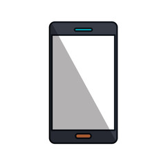 smartphone device isolated icon vector illustration design