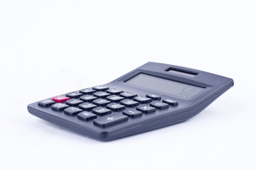 calculator for calculating the numbers accounting accountancy business  on white background isolated 
