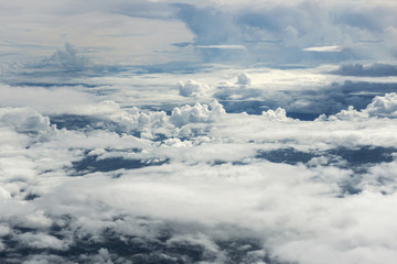Obraz na płótnie Canvas beautiful clouds on a blue sky
