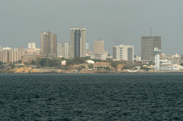 Dakar, Senegal, skyline - obrazy, fototapety, plakaty