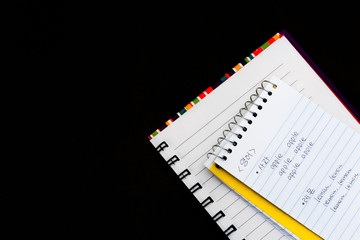 Korean and English; Learning New Language with Writing Name of F