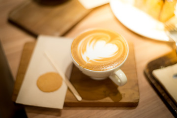 Blurred Cup Of Coffee