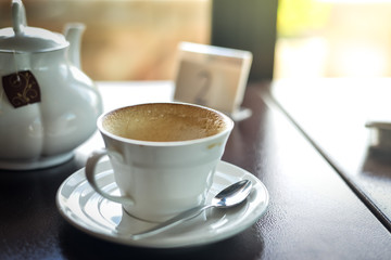 Blurred Cup Of Coffee