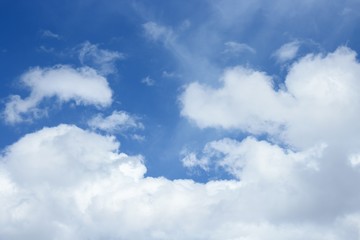 blue sky with cloud. Colorful vivid