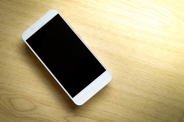 white smartphone