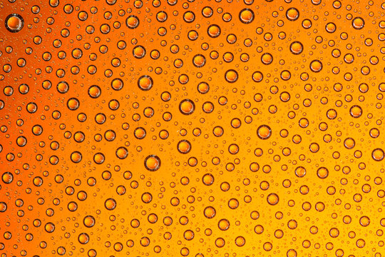 Yellow Water Drop Background Texture