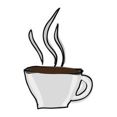 coffee mug icon image vector illustration design 