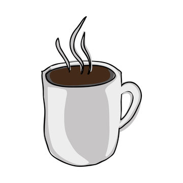 coffee mug icon image vector illustration design 