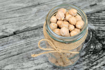 chickpea on table