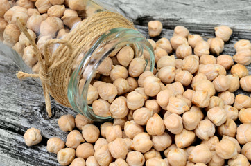 chickpea on table