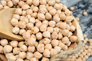 chickpea on table