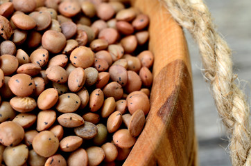 lentil on table