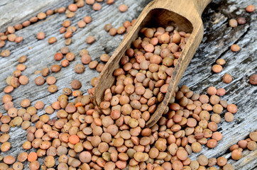 lentil on table