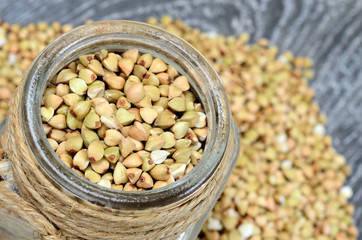 buckwheat on table