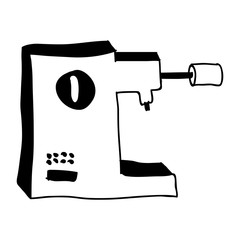 coffee machine icon image vector illustration design 
