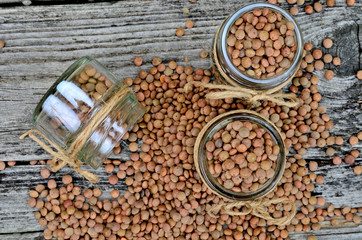 lentil on table