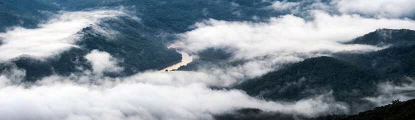 Nan River under cloud