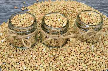 buckwheat on table