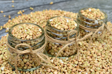 buckwheat on table