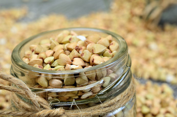 buckwheat on table