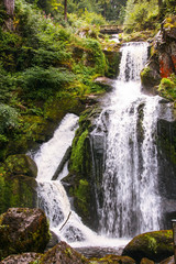 Fototapeta na wymiar The waterfall of Triberg in black forest, Germany, 