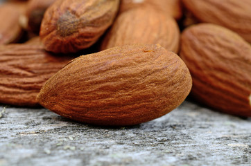 almond on table