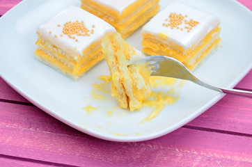 cake on table