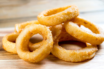 Fast food Homemade Crunchy Fried onion rings