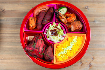 food specialities Mixed Grill Indian Flavor