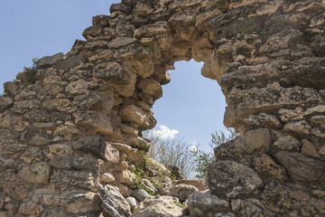 Archaeological remains of Arwaturo - Junin  - Peru. At 16 kilometers from the city of Huancayo and 3495 meters above sea level, its a buildings were used for the deposit mainly food.