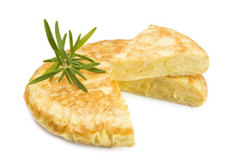Porción de tortilla española